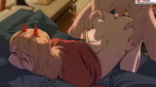Vigour transando com Denji( Chainsaw Masculine Hentai))
