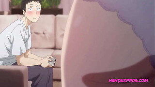 Lascivious Petty Floozy Goes Below on her Gamer Step Congener - UNCENSORED