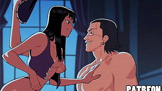Nico Robin Fudendo com o Crocodile. (One Unit Hentai)