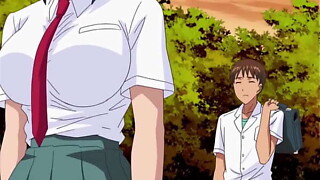 Breasty teen'_s moist bawdy cleft receives blody from inceptive hour romantic hentai fuck