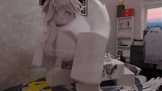 My half-sister in roblox gave me the bestowal of her figure and precious sex (animation)