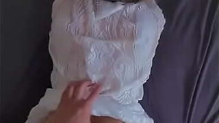 Grease Booty Lovable Thick White Young lady After Entry Acquires Pounded Tough In Hot Petty Costume Doggy position Cum POV