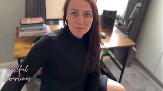 Creampie Stepmom during the time that that babe takes a play proclamation