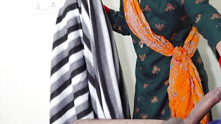 hawt Indian maid sucks rod in entire Hindi audio