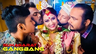 Team fuck Suhagarat - Besi Indian Wife Very First Suhagarat with Four Spouse ( Overall Video )