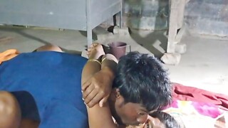 Marvelous Indian Countryside Wife Stout night-time